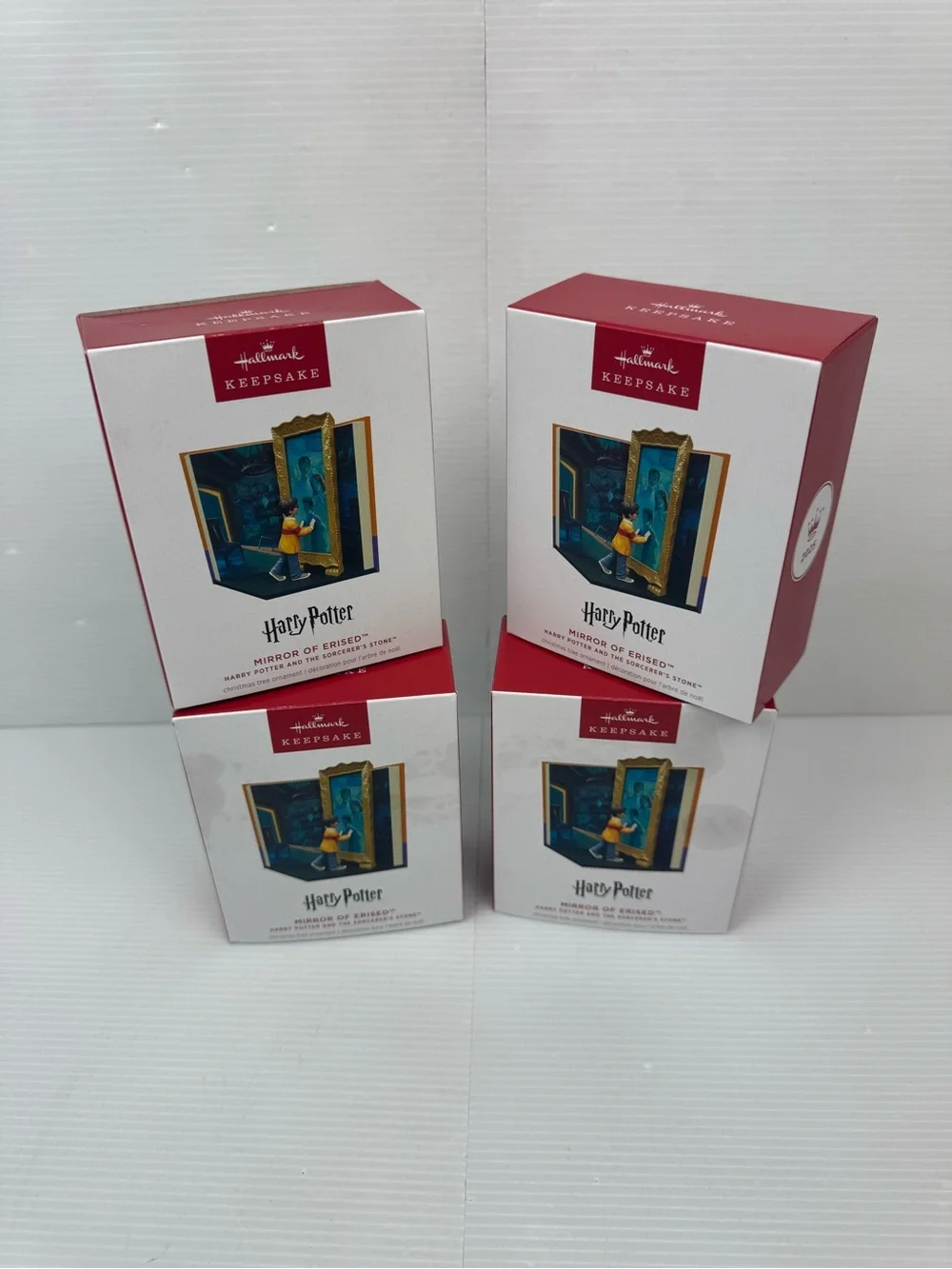 4x 2025 Hallmark Ornament Mirror Of Erised Harry Potter & Sorcerer's Stone NIB